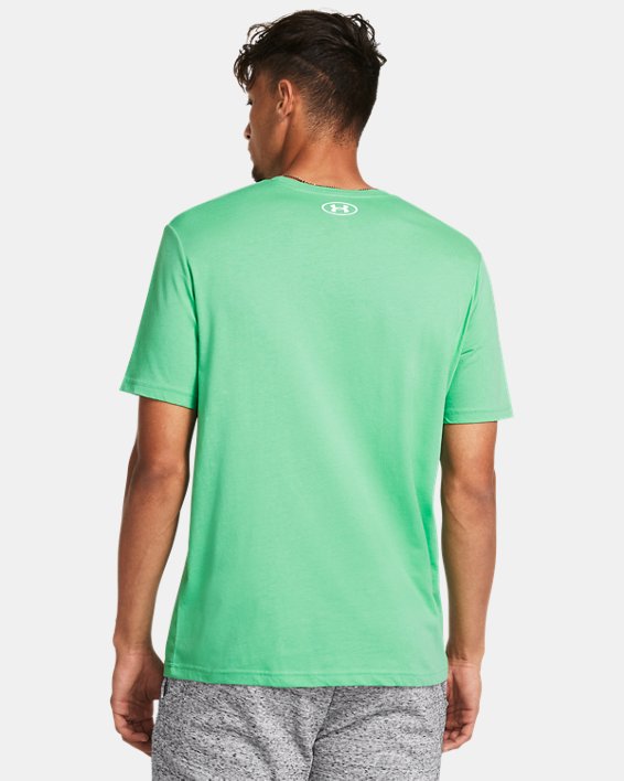 Men's UA Sportstyle Left Chest Short Sleeve Shirt in Green image number 1